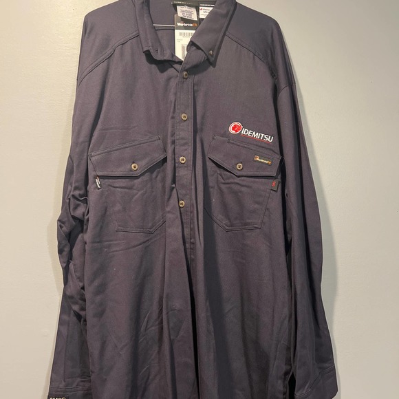 * WorkriteFR Westex UltraSoft Button Down - Picture 1 of 3